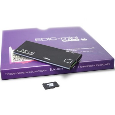 Диктофон Edic-mini CARD16 A95 - фото 14191