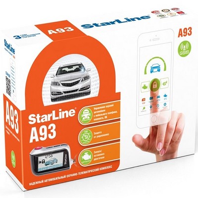 Автосигнализация StarLine Twage A93 V2 GSM - фото 14650