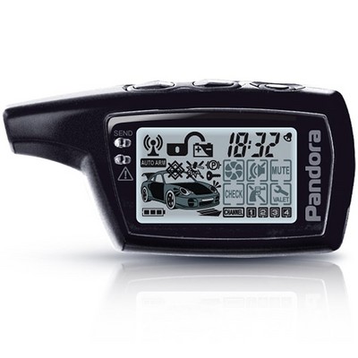 Брелок-Пейджер Pandora LCD D-073 Black DXL-3210, 3500, 3700, 3250, 3290 - фото 14675