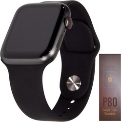 Умные часы VAmobile P80 PRO с NFC 45 mm, Black