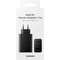 Сетевое зарядное устройство Samsung EP-T6530, 65 Вт PD 2xType-C+USB-A, черный - фото 18271