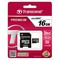 MicroSD 16GB Transcend Class10 UHS-I 300S 95Mb/s - фото 7518